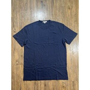 Forty Five Shirt Men's Medium Blue Huckberry Casual Tee Crewneck Made In USA